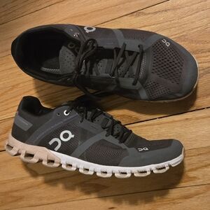 ON Running Black and White Sneakers